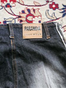 Paranoia Flare dark wash Denim jeans