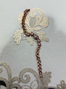 Rose Gold Bracelet with Crystals