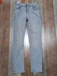 Grey Wash Denim Jeans