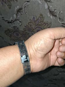 TOMI Silver-Tone Mesh Watch
