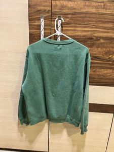 Green Basic Sweatshirt