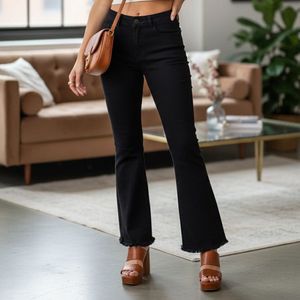 Black Flared bell bottom Jeans