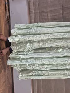 Elegant Pastel Green Kurta Set with Dupatta