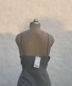 Chic Gingham Wrap Dress