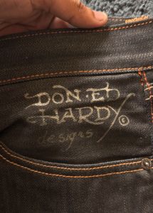 Ed Hardy Rare Back Print Denim Jeans – Vintage Y2K
