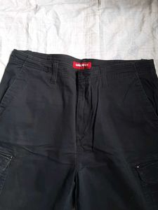 Men's Black Cargo Shorts