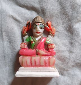 Laxmi Ganesh White Marble Idol Goddess Lokkhi &amp; God Ganesh Decorative Showpiece Lakshmi Ganesh Religious Idol &amp; Figurine Home Decor Spiritual &amp; Festive Decor Lord Ganesha Ganpati Maa Lamxi Murti Gift.