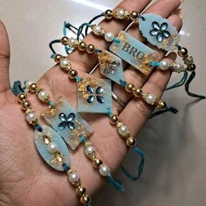 Handmade Designer Rakhi Set