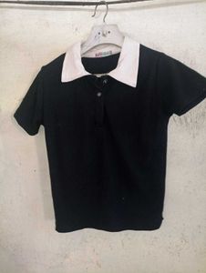 Polo Crop Top
