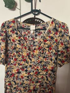 H&amp;M Flower Printed Dress