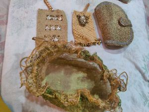 Unique Embroidered Drawstring Pouch