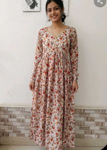 Elegant Floral Print aaliya cut kurti