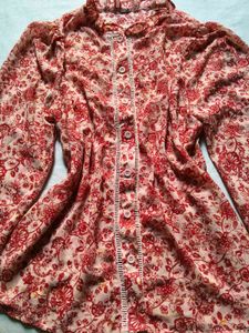 Vintage Floral Button-Up shirt