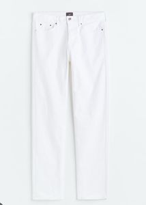 H&amp;M High Waist White Trouser jeans  (women)