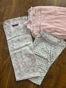 Beautiful Pink Ethnic Kurta Set