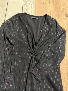 Marks And Spencer Black Party Top