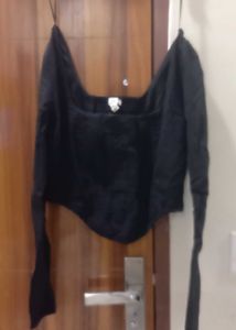 Chic Black Corset Top