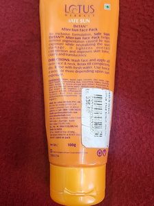 Combo Body Mist, Face Wash &amp; De Tanning Pack