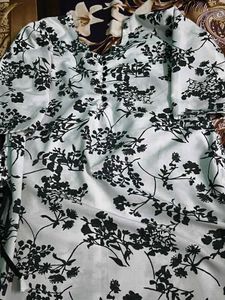 Chic Floral Print Kurta