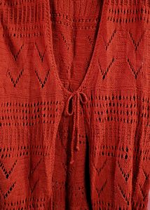 Chic Sleeveless Crochet Duster Cardigan