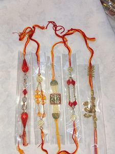 Set of 5 Rakhi Bracelets