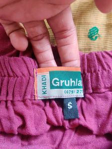 Khadi Pure Cotton Pant - New Without Tag