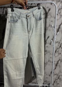 Light Wash Wide Leg Jeans