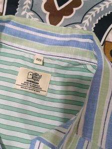 the souled store Striped Button-Up Shirt oversized