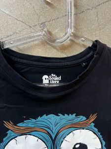 Funny Owl "Powered by Caffeine" T-Shirt