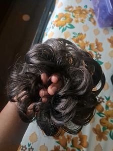 Curly Hair Bun Extension