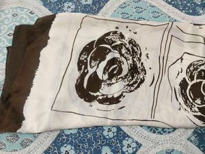 Brown silk scarve