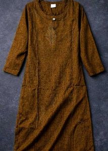 Brown Ethnic Kurta