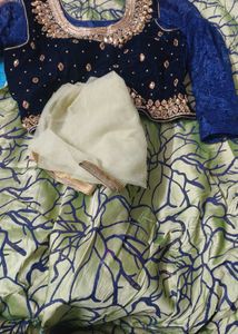 Designer Velvet Blouse with Heavy Embellishments