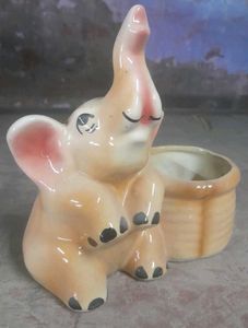 Cute Ceramic Elephant Planter/Holder
