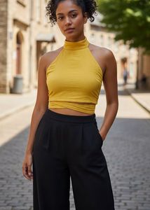 Yellow Halter Top Offer