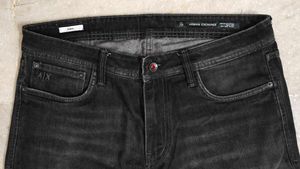 Armani Exchange premium Denim Men's Black Wash Jea