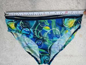 Blue Tropical Print Bikini Bottom ♥️