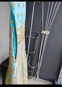 wedding anarkali gown padded