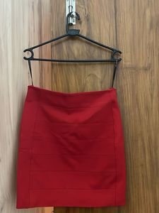 Forever New Red Skirt