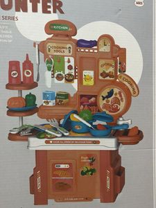 Orange Kitchen Pretend Play Toy Set