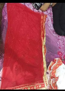 Red & Gold Dupatta