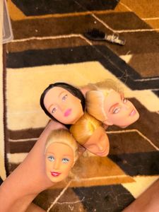 Lot of 4 Doll Heads