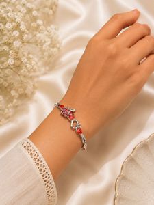 Elegant Red Stone Bracelet