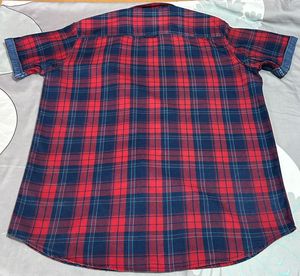 LP Red &amp; Blue Plaid Button-Down Shirt