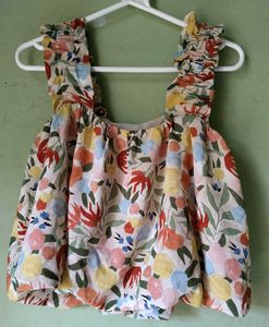 Vibrant Floral Print Top