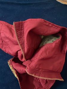 Embroidered Maroon Blouse