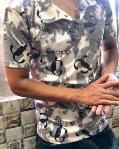 Jimmy Choo Camouflage Print Shirt