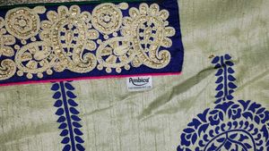 Elegant Mint Green Saree(bilkul new)