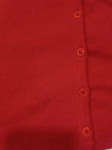 SASSAFRAS Red Tshirt Style Crop Top
