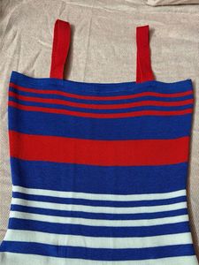 Striped Sleeveless Dress